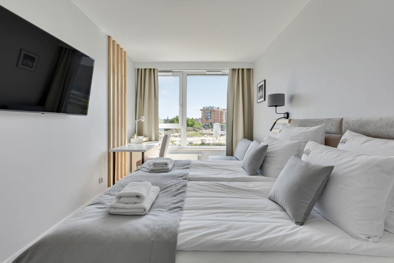 Chlebova - Riverside View Terrace, Free Parking, Gym & Kidsplay By Downtown Apartments Gdańsk Exteriör bild