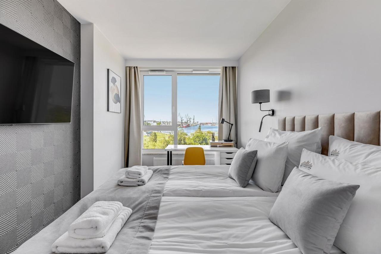 Chlebova - Riverside View Terrace, Free Parking, Gym & Kidsplay By Downtown Apartments Gdańsk Exteriör bild