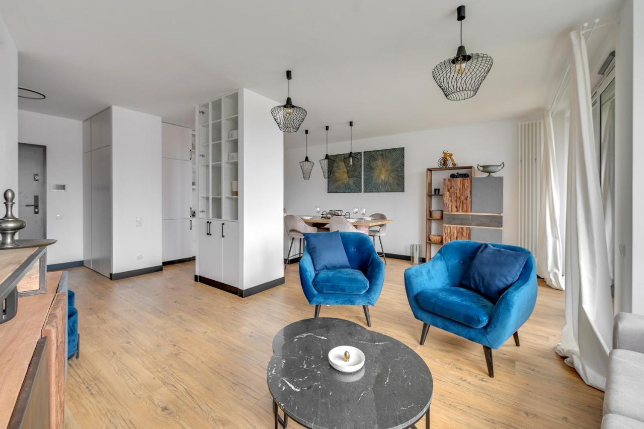 Chlebova - Riverside View Terrace, Free Parking, Gym & Kidsplay By Downtown Apartments Gdańsk Exteriör bild