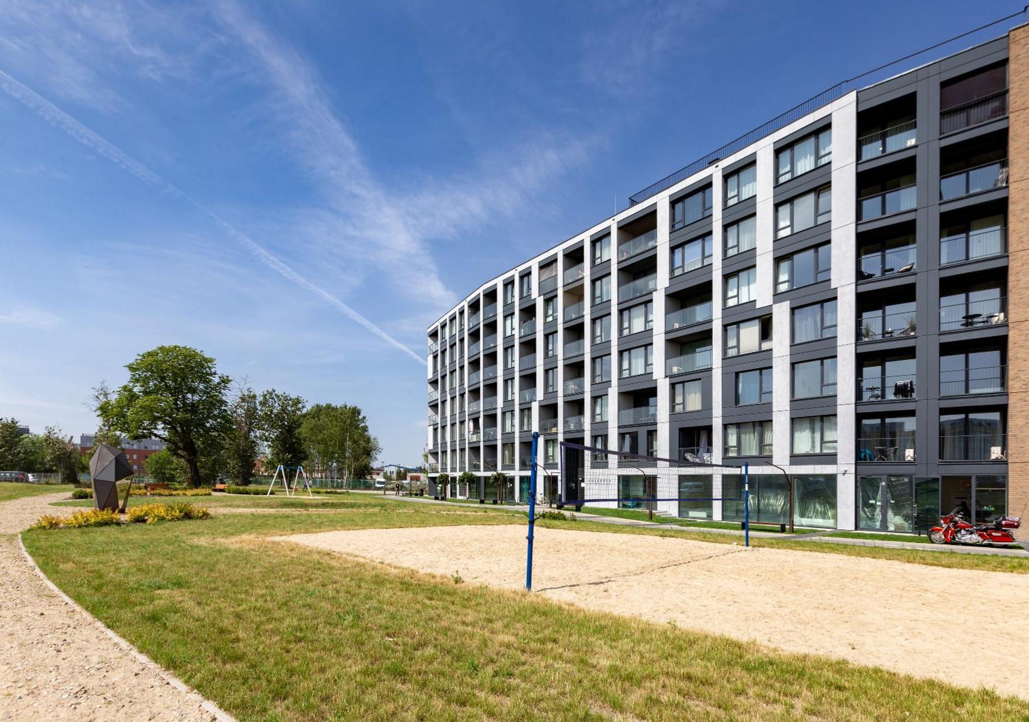 Chlebova - Riverside View Terrace, Free Parking, Gym & Kidsplay By Downtown Apartments Gdańsk Exteriör bild