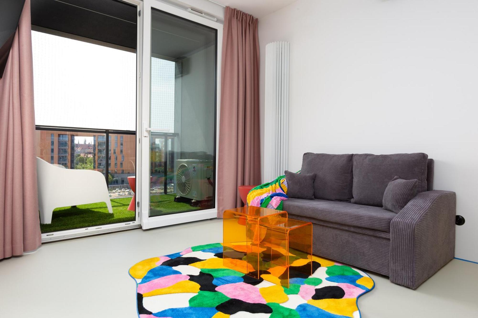 Chlebova - Riverside View Terrace, Free Parking, Gym & Kidsplay By Downtown Apartments Gdańsk Rum bild