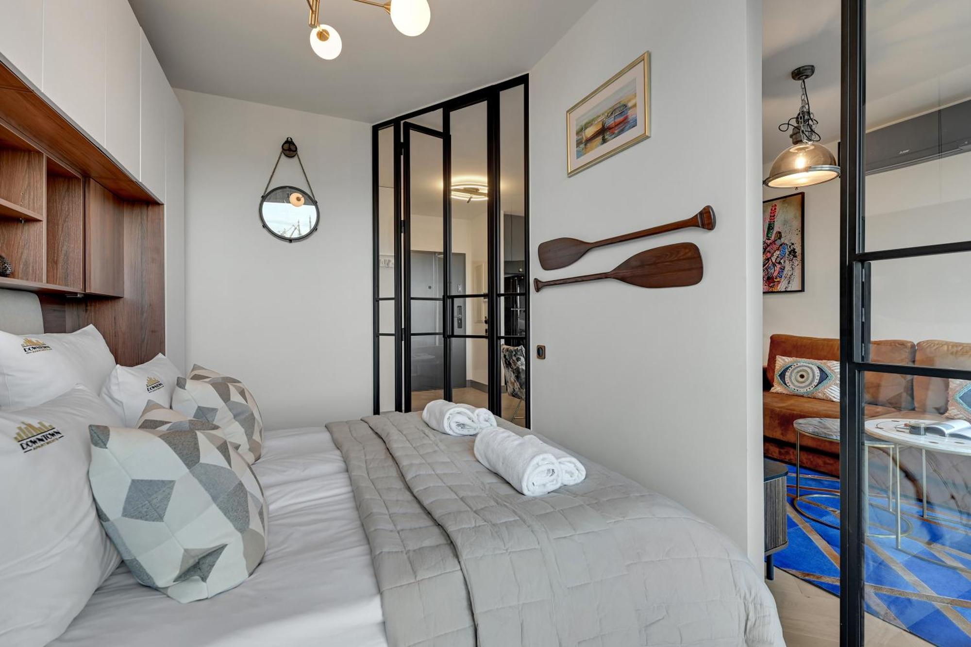 Chlebova - Riverside View Terrace, Free Parking, Gym & Kidsplay By Downtown Apartments Gdańsk Exteriör bild