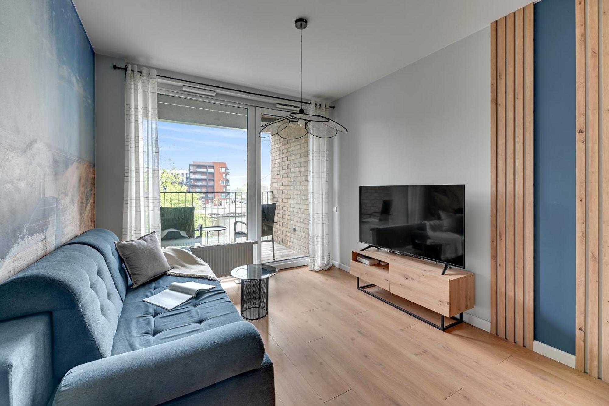 Chlebova - Riverside View Terrace, Free Parking, Gym & Kidsplay By Downtown Apartments Gdańsk Rum bild