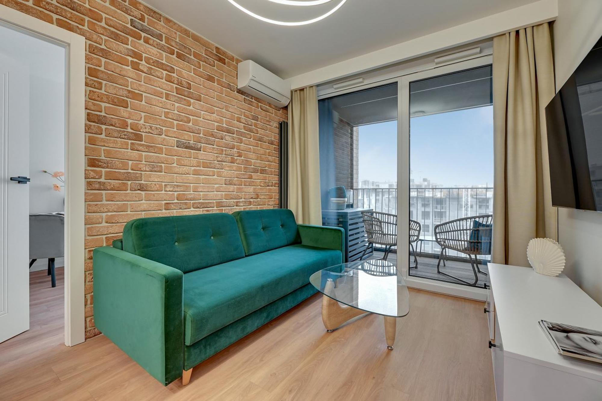 Chlebova - Riverside View Terrace, Free Parking, Gym & Kidsplay By Downtown Apartments Gdańsk Exteriör bild