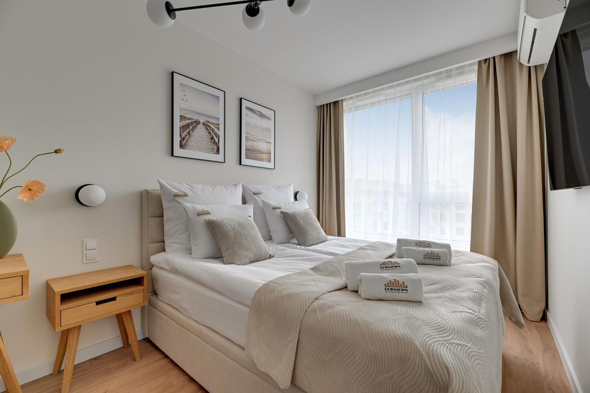 Chlebova - Riverside View Terrace, Free Parking, Gym & Kidsplay By Downtown Apartments Gdańsk Exteriör bild