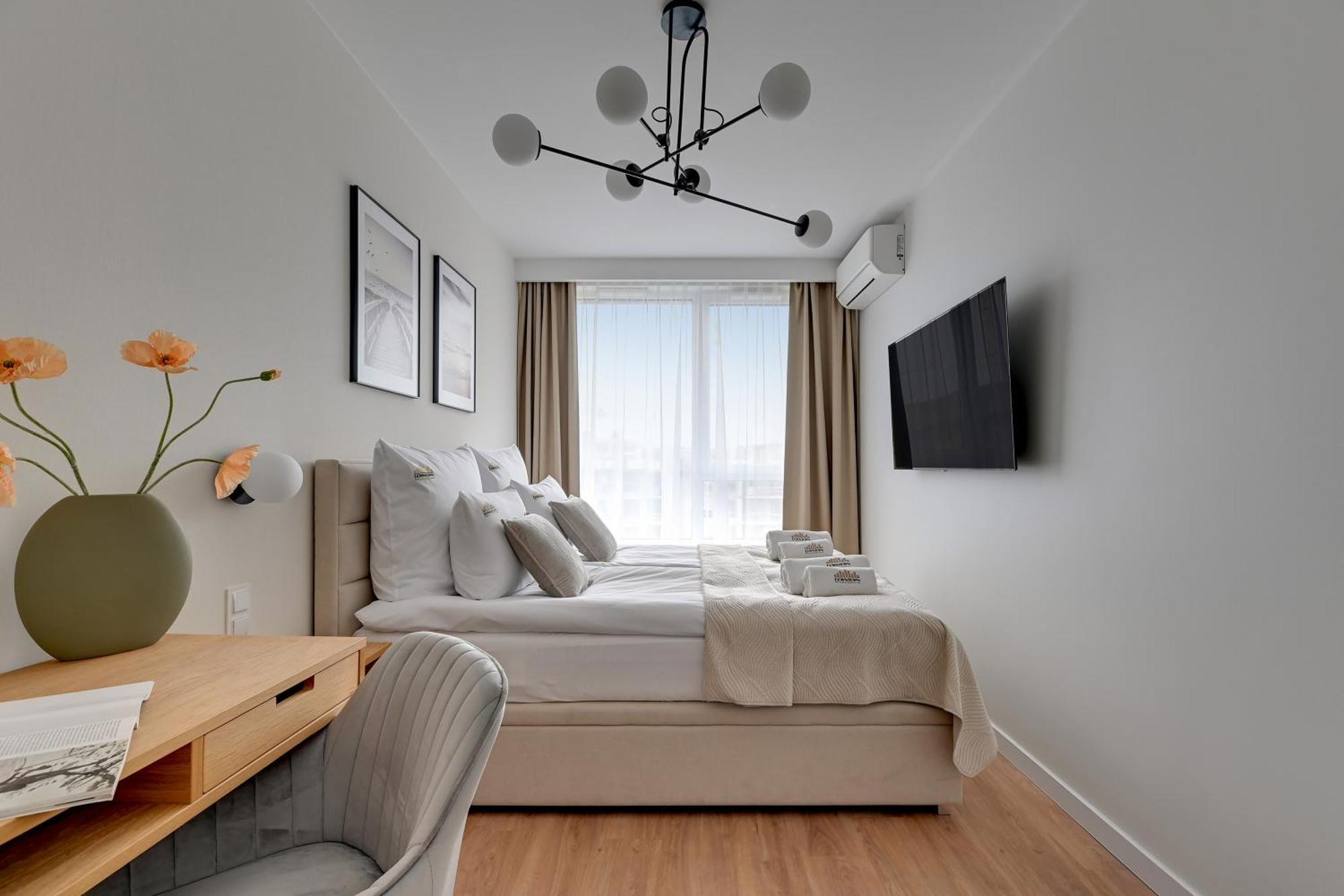 Chlebova - Riverside View Terrace, Free Parking, Gym & Kidsplay By Downtown Apartments Gdańsk Exteriör bild